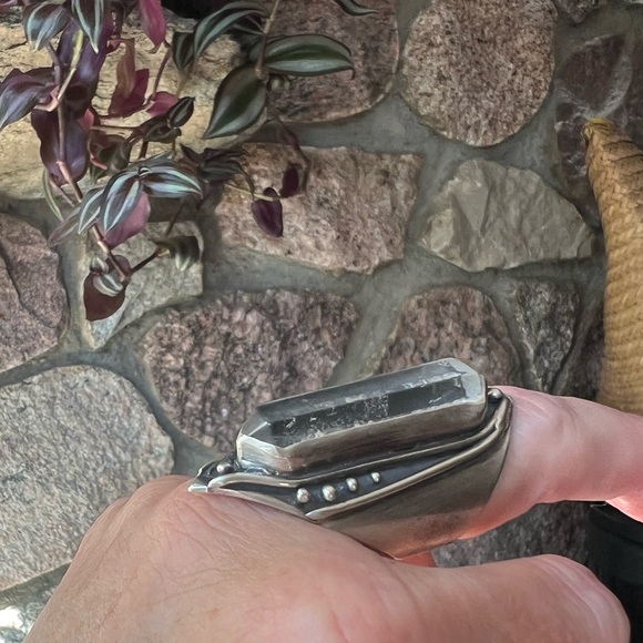 Acid Queen Lodolite Amplifier Ring, Size 7.25 - Picture 10 of 14